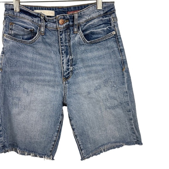 Pilcro Bermuda Jean Shorts Size 25 - Picture 5 of 6